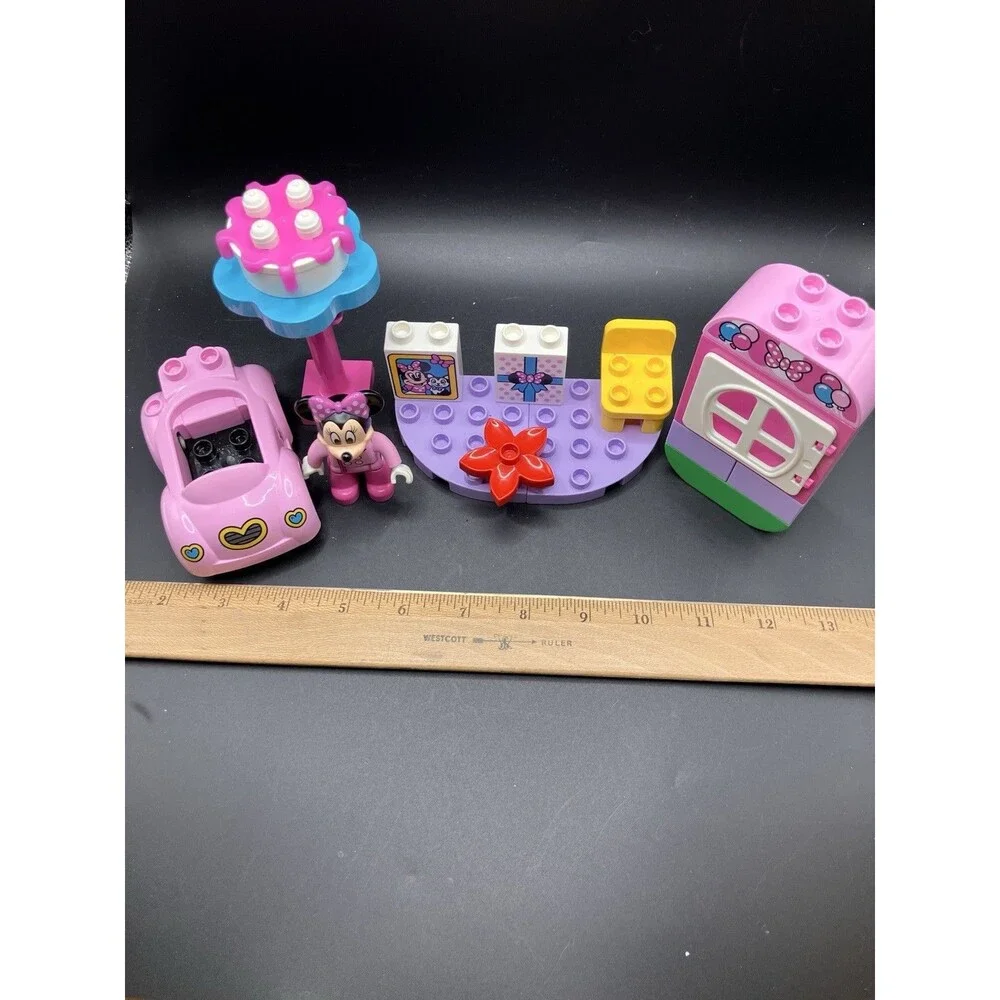 Lego Duplo Disney Minnie's Birthday Party 10873 Girls Toddler Toy  Not Complete